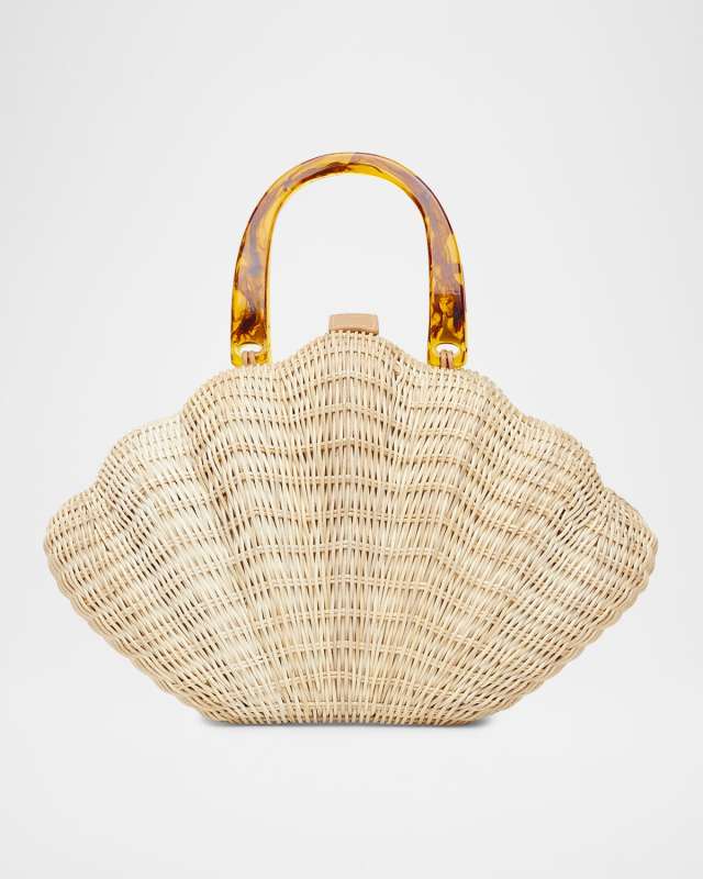 The Coquille Shell Top-Handle Bag